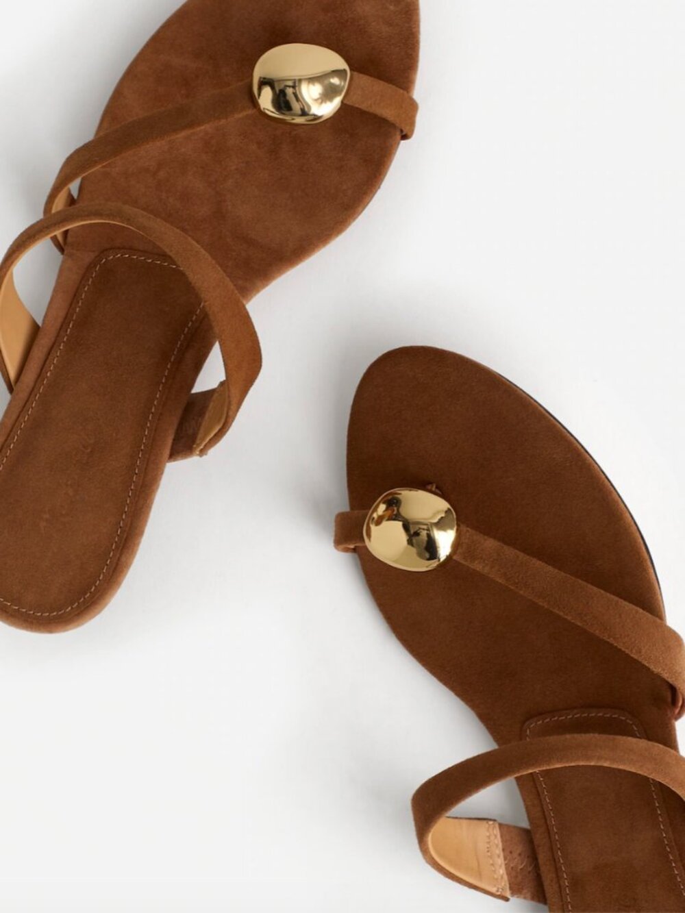 Madewell - New in Box | Organic Hardware Thong Slide Sandal | Size 8.5 - Picture 2 of 3